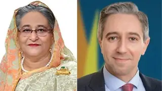 নবনির্বাচিত আইরিশ প্রধানমন্ত্রী সাইমন হ্যারিসকে প্রধানমন্ত্রীর অভিনন্দন